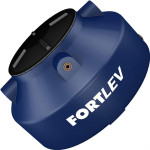 Caixa Tanque D`Agua Com Tampa Roscavel Fortlev Polietileno Com 310 Litros