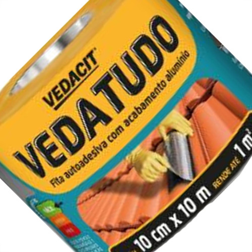 Fita Multiuso Otto Vedacit Vedatudo 10Cm X 10M