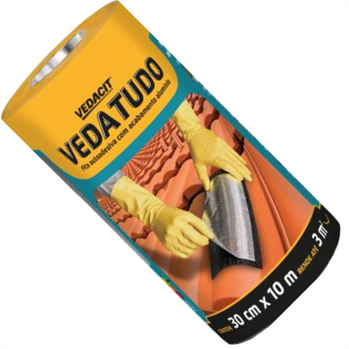 Fita Multiuso Otto Vedacit Vedatudo 30Cm X 10M