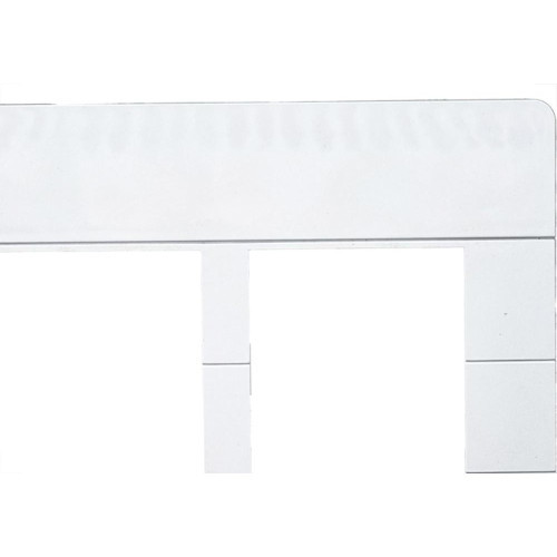 Placa Conjunto Dicompel Ritz Branca 4X4 - 6 Modulos Horizontais + Suporte - Rzb-2300/40