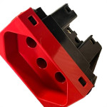Modulo Dicompel Ritz 1 Tomada 20A. Vermelha - Rzv-2200/2