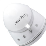 Ducha Dicompel Ocean 4 Temperaturas 6.800W. 220V. Branca Friso Preto