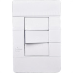 Conjunto Dicompel Ritz 1 Simples Horizontal Branco - Rzb-2000/2
