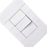 Conjunto Dicompel Ritz 1 Simples Horizontal Branco - Rzb-2000/2
