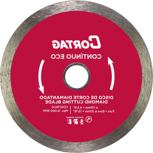 Disco Diamantado Cortag Eco 110Mm Continuo - 61548