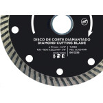 Disco Diamantado Cortag Turbo Flex 115Mm X 22,2Mm Para Esmerilhadeira - 61549