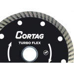 Disco Diamantado Cortag Turbo Flex 115Mm X 22,2Mm Para Esmerilhadeira - 61549