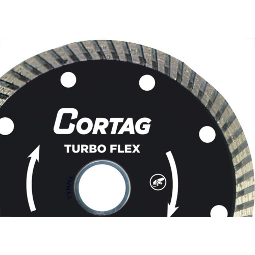Disco Diamantado Cortag Turbo Flex 115Mm X 22,2Mm Para Esmerilhadeira - 61549