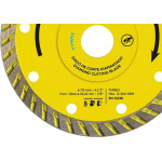Disco Diamantado Cortag Porcelanato Turbo Flex 115Mm X 22,2Mm Para Esmerilhadeira - 61577