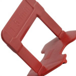 Espacador De Piso Cortag Nivelador Eco Vermelho 1,5Mm Caixa Com 500 Pecas
