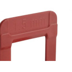 Espacador De Piso Cortag Nivelador Eco Vermelho 1,5Mm Caixa Com 500 Pecas