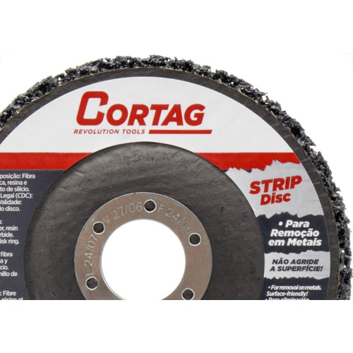 Disco Removedor/Polidor Strip Disc Cortag 115Mm - 62902 Disco Removedor/Polidor Strip Disc Cortag 115Mm - 62902