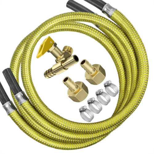 Kit De Instalacao Roco Para Fogao/Cooktop Com Registro Duplo + 2 Mangueira 1,0M - 2307/46