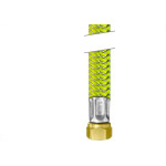 Mangueira Para Gas Malha Aco Roco 1/2'' Femea X 3/4'' Femea 40Cm Nbr14955