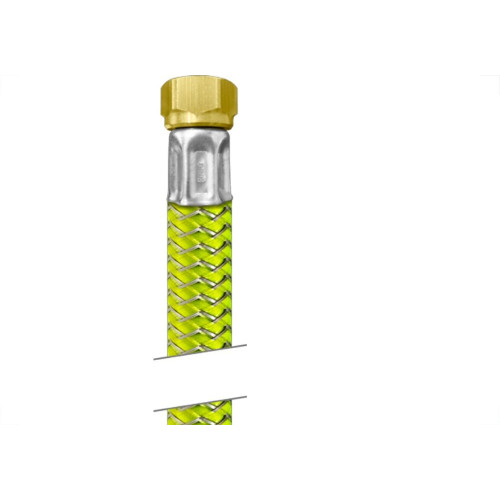 Mangueira Para Gas Malha Aco Roco 1/2'' Femea X 3/4'' Femea 40Cm Nbr14955