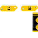 Esquadro Magnetico Eda Jogo Com 4 Pecas 2'' 5Kg - 0Ud