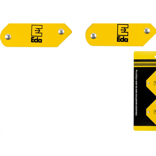 Esquadro Magnetico Eda Jogo Com 4 Pecas 2'' 5Kg - 0Ud
