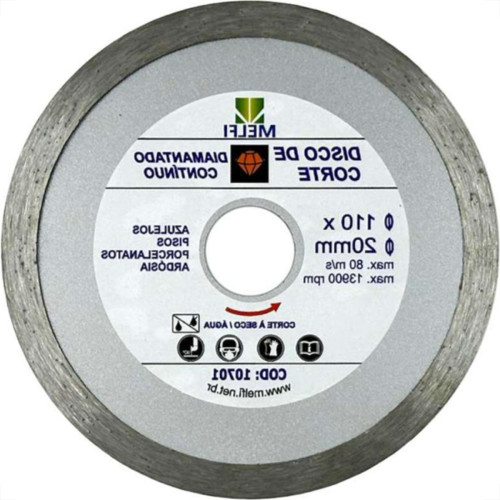 Disco Diamantado Melfi Continuo Porcelanato / Ceramica 110 X 20Mm - 10701