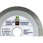 Disco Diamantado Melfi Continuo Porcelanato / Ceramica 110 X 20Mm - 10701
