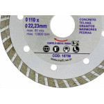Disco Diamantado Melfi Turbo 110Mm X 22,23Mm - 10756