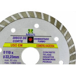 Disco Diamantado Melfi Turbo 110Mm X 22,23Mm - 10756
