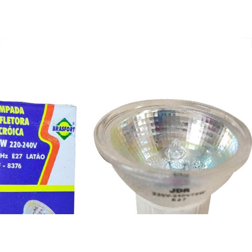 Lampada Dicroica Brasfort 75Wx220V. Soquete E-27
