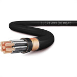 Cabo Controle Sil 7 X 2,5Mm 1Kv Sem Blindagem Preto Por Metro
