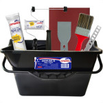 Kit Pintura Compel Com Cacamba 7 Pecas Pegue E Pinte - 0.969