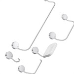Acessorio Wc Deca Net Kit Com 5 Pecas Cromado - 2000.C01