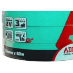Fita Crepe Adere Verde Para Pintura Automotiva 525 - 24Mm X 50M - Kit C/5 Pecas