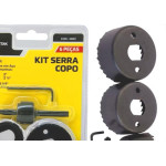 Serra Copo Jogo Fertak Aco Carbono Com 6 Pecas 1.1/4''A 2.1/8'' - 2902