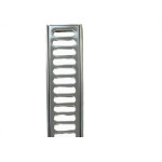 Grelha De Aco Inox Com Porta Grelha 10X 50Cm