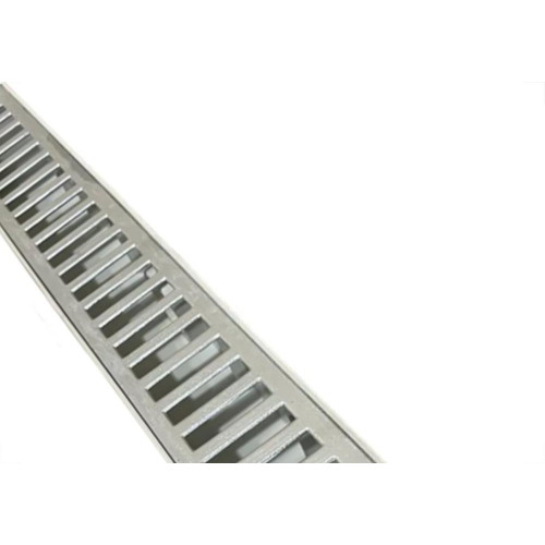 Ralo Linear Com Grelha Inox Ac Vent Seca Piso 5Cm X 48Cm