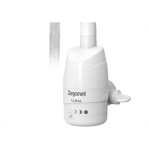 Torneira Eletrica Zagonel Luna Bica Movel Parede Branca 4 Temperaturas 5500W. X 220V.
