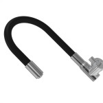 Torneira Gourmet Flex Parede Bica Movel Metal Zagonel Motion Cozinha Preta - 1/4 Volta