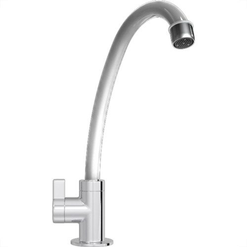 Torneira Bica Movel Pia Mesa Abs Zagonel Plus Metalizada - 1/4 De Volta