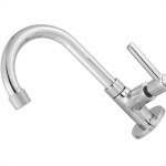 Torneira Bica Movel Lavatorio Metal Alpha 1195 - C-72 - 1/4 Volta Cromada