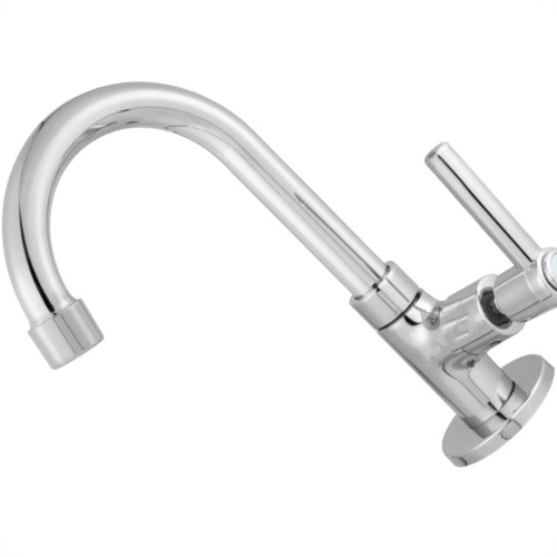 Torneira Bica Movel Lavatorio Metal Alpha 1195 - C-72 - 1/4 Volta Cromada