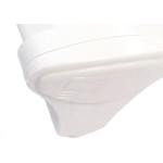 Pino Triangulo Flp 2 Polos 10A. Branco - Kit C/10 Pecas