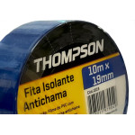Fita Isolante Thompson 10M Azul - 1618 - Kit C/10 Pecas