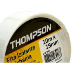 Fita Isolante Thompson 10M Branca - 1622 - Kit C/10 Pecas