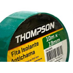 Fita Isolante Thompson 10M Verde - 1621 - Kit C/10 Pecas
