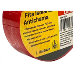 Fita Isolante Thompson 10M Vermelha - 1620 - Kit C/10 Pecas