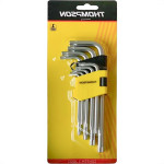 Chave Torx Thompson Tipo ''L'' Jogo Com 9 Pecas Curto - 1841