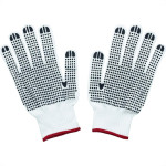 Luva Malha Trico Thompson Pigmentada Branca - 1764 - Kit C/12 Pecas