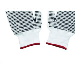 Luva Malha Trico Thompson Pigmentada Branca - 1764 - Kit C/12 Pecas