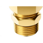 Acessorio Para Gas Roco Adaptador 1/2 Bsp 3/8'' Externo - 2048-412