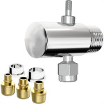 Adaptador Para Filtro Rocco 1/2''X 1/2'' Com Regulador De Vazao E Bico Universal - 1188 412 Adaptador Para Filtro Rocco 1/2''X 1/2'' Com Regulador De Vazao E Bico Universal - 1188 412