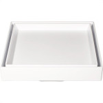 Ralo Invisivel Ss Lares 10X10Cm Branco