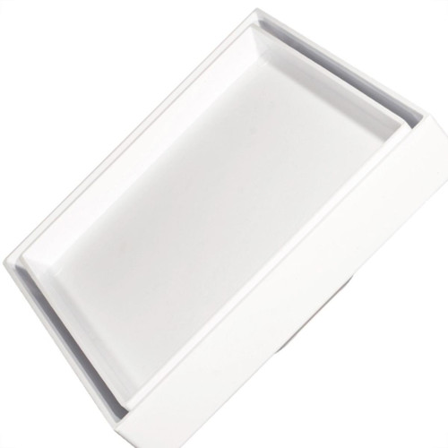 Ralo Invisivel Ss Lares 10X10Cm Branco